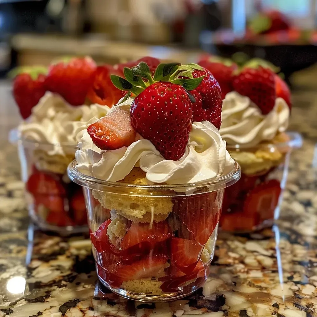 Strawberry Shortcake Cups