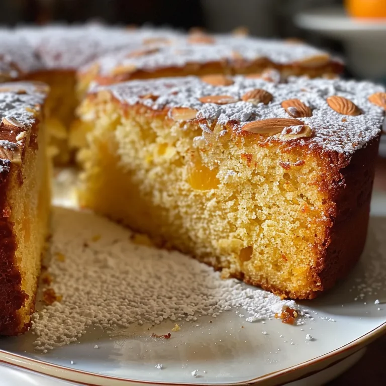 A Slice of Sunshine: The Italian Almond Orange Cake That Brightens Every Gathering Italian Almond Orange Cake